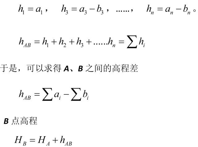 水准丈量原理